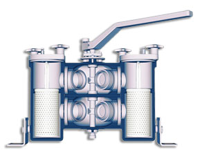 Duplex Strainer Cutaway Illustration